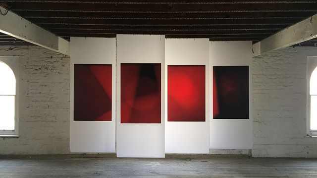 Installation images and a short documentary film resulting from work created during a residency at a local wine vault (soon to be a home). Special and grateful thanks to @ruthhyllen and Klas for their generosity and support.  #abstractart #abstractph