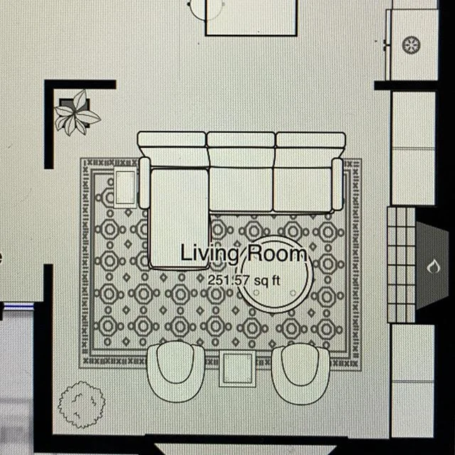 Working on some options for a furniture layout while letting a sick kiddo sleep in the parking lot of the flower mart, listening to @maxrichtermusic. Hoping the @usnavyblueangels don&rsquo;t ruin this. Happy Friday!#haveitall @sfflowermart @magicplan