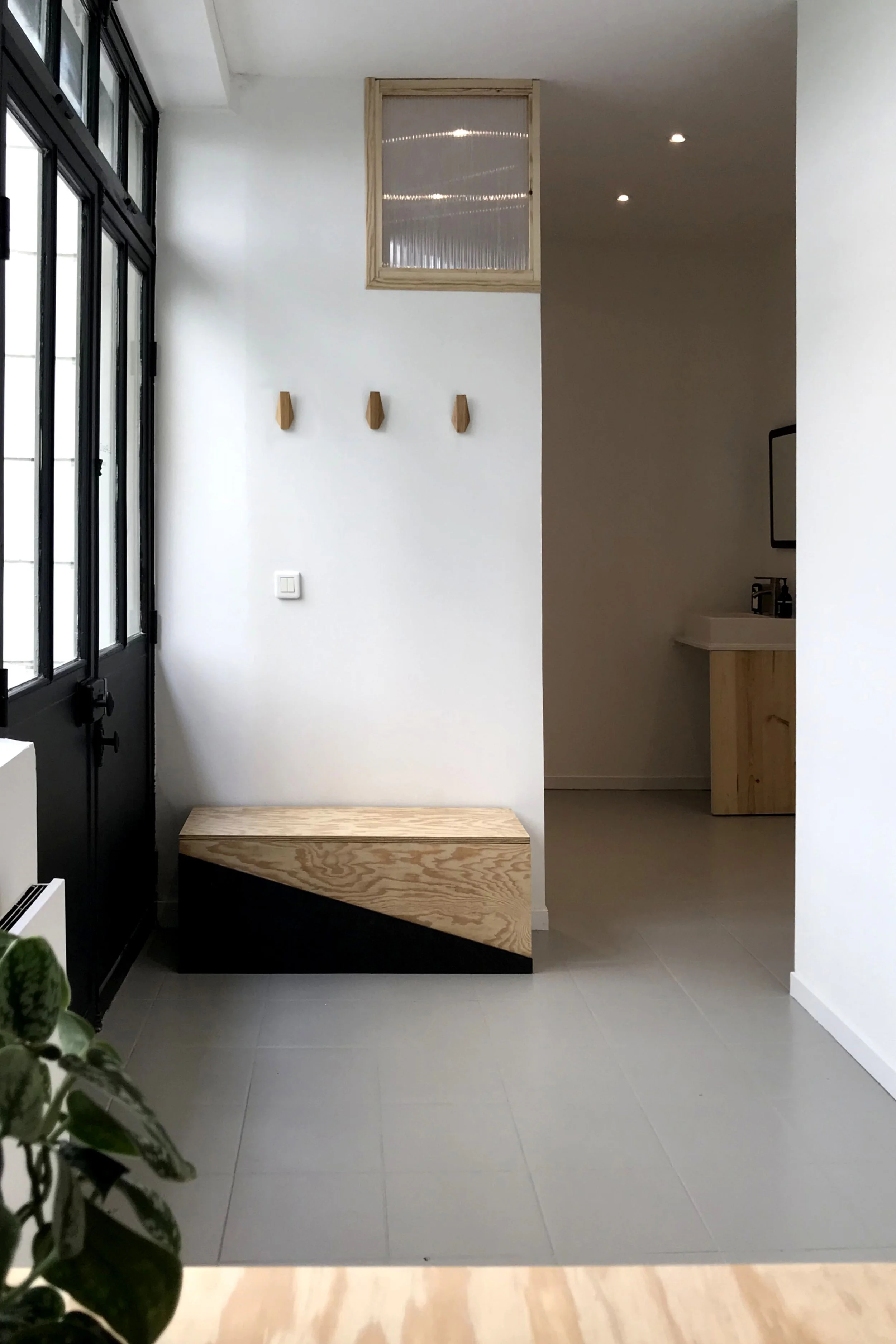 fine line floral tattoo Paris