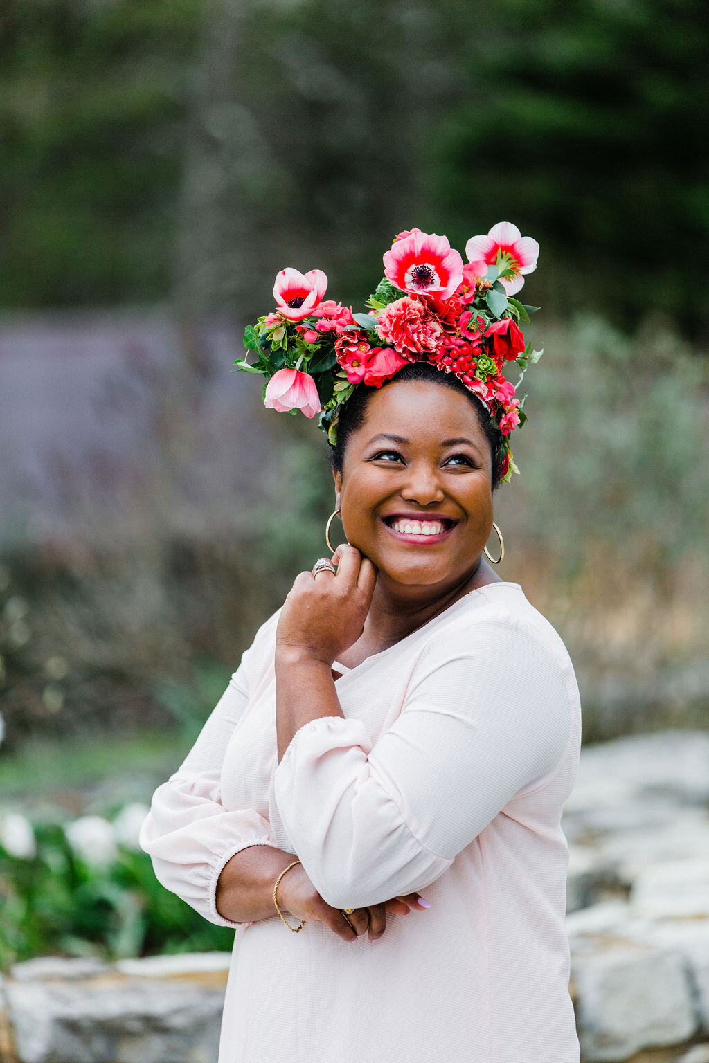 FLORAL CROWNS AND CUSTOM HAIRPIECES — Florals By Kimberly