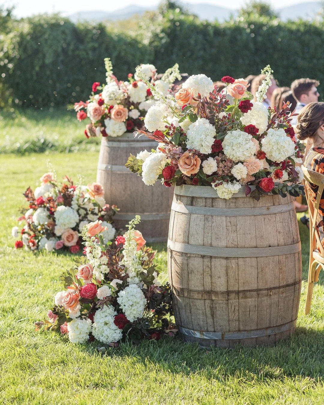 The color story is a big deal. We worked with Jordan from Boundless Love Events, and our couple Sarah &amp; Jim, to craft a perfect blend here. Communication about style and color ahead of your wedding day is critical to pull these luscious moments y