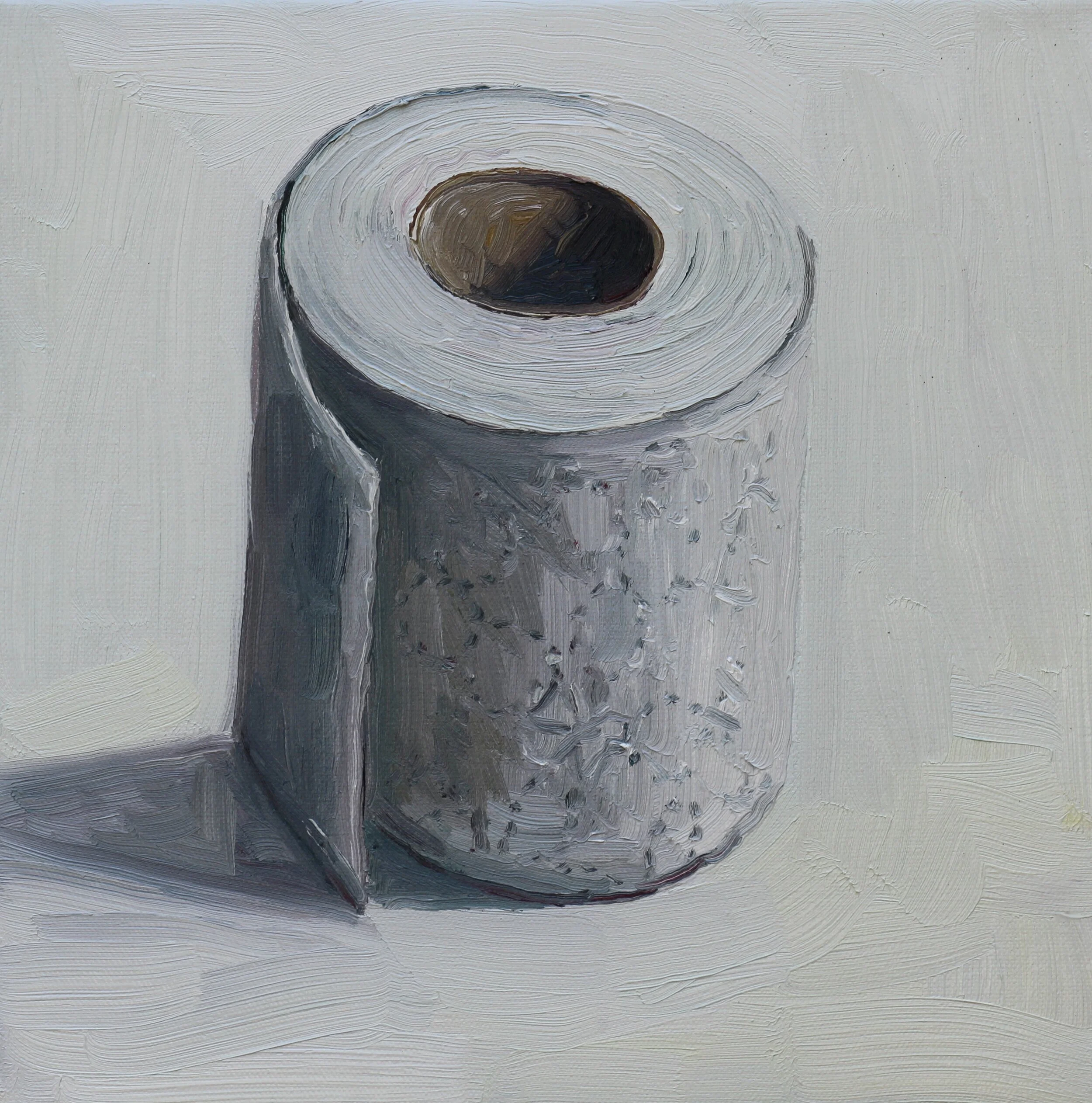 John Kilduff (AKA “Mr. Let's Paint”) - “ Toilet Paper Roll still life”
