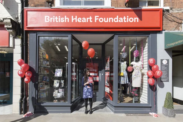 British Heart Foundation charity shop