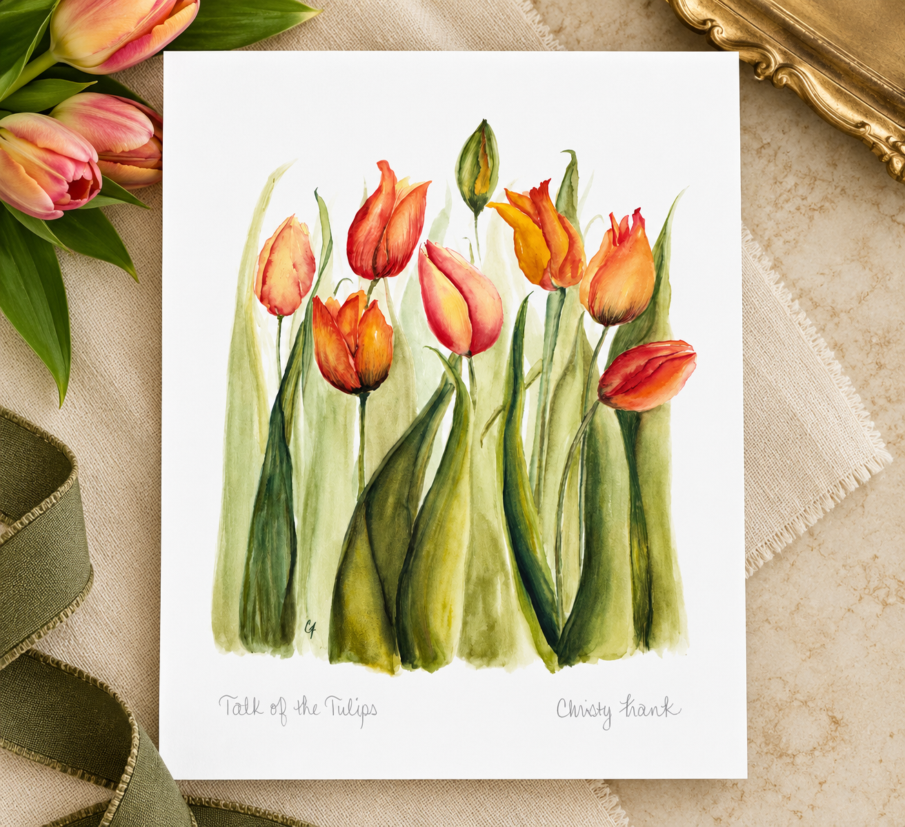 Talk of the Tulips Art Print.png