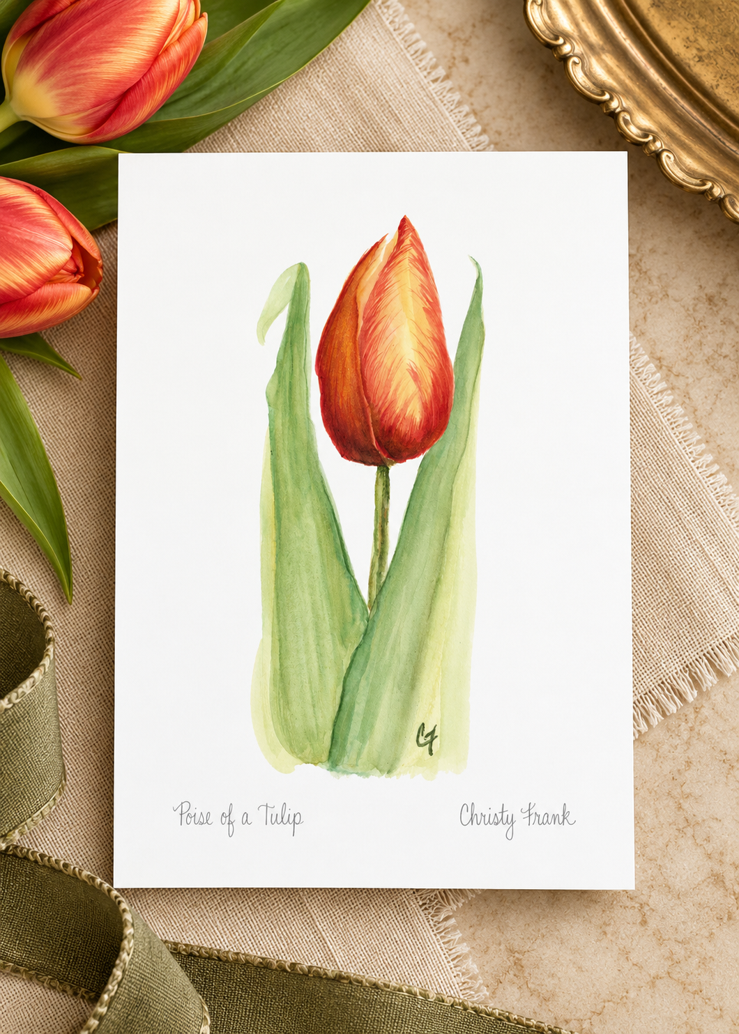 Watercolor Tulip Art Print Flatlay.png