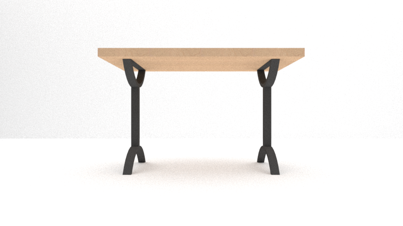 TA Shop Drawing - Cafe Table Bases - Crescent - Rectangle w-Top Render FRONT.png