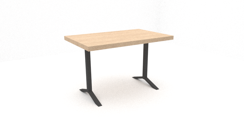 TA Shop Drawing - Cafe Table Bases - Fan - Rectangle w-top - Render  PERSPECTIVE.png