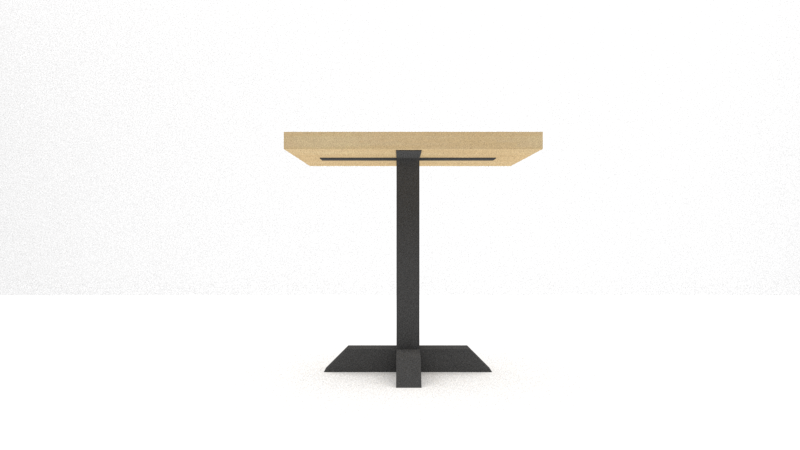 TA Shop Drawing - Cafe Table Bases - Steel Beam w-top - Render FRONT.png