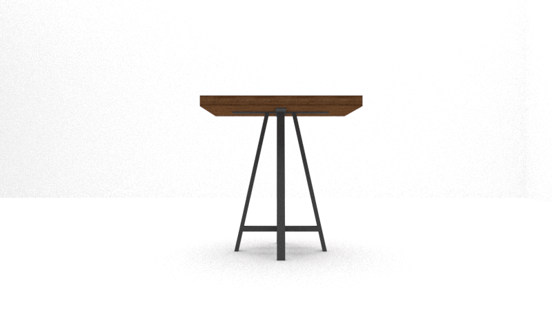 TA Shop Drawing - Cafe Table Bases - Taper w-top - Render FRONT.png