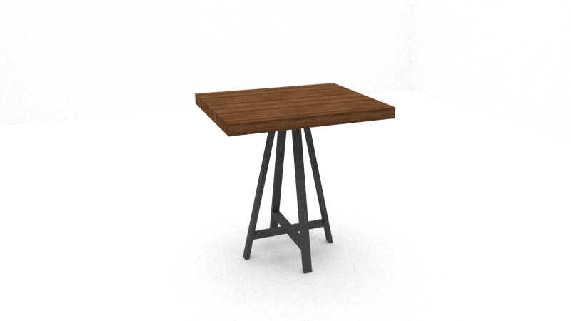 TA Shop Drawing - Cafe Table Bases - Taper w-top - Render PERSPECTIVE.png