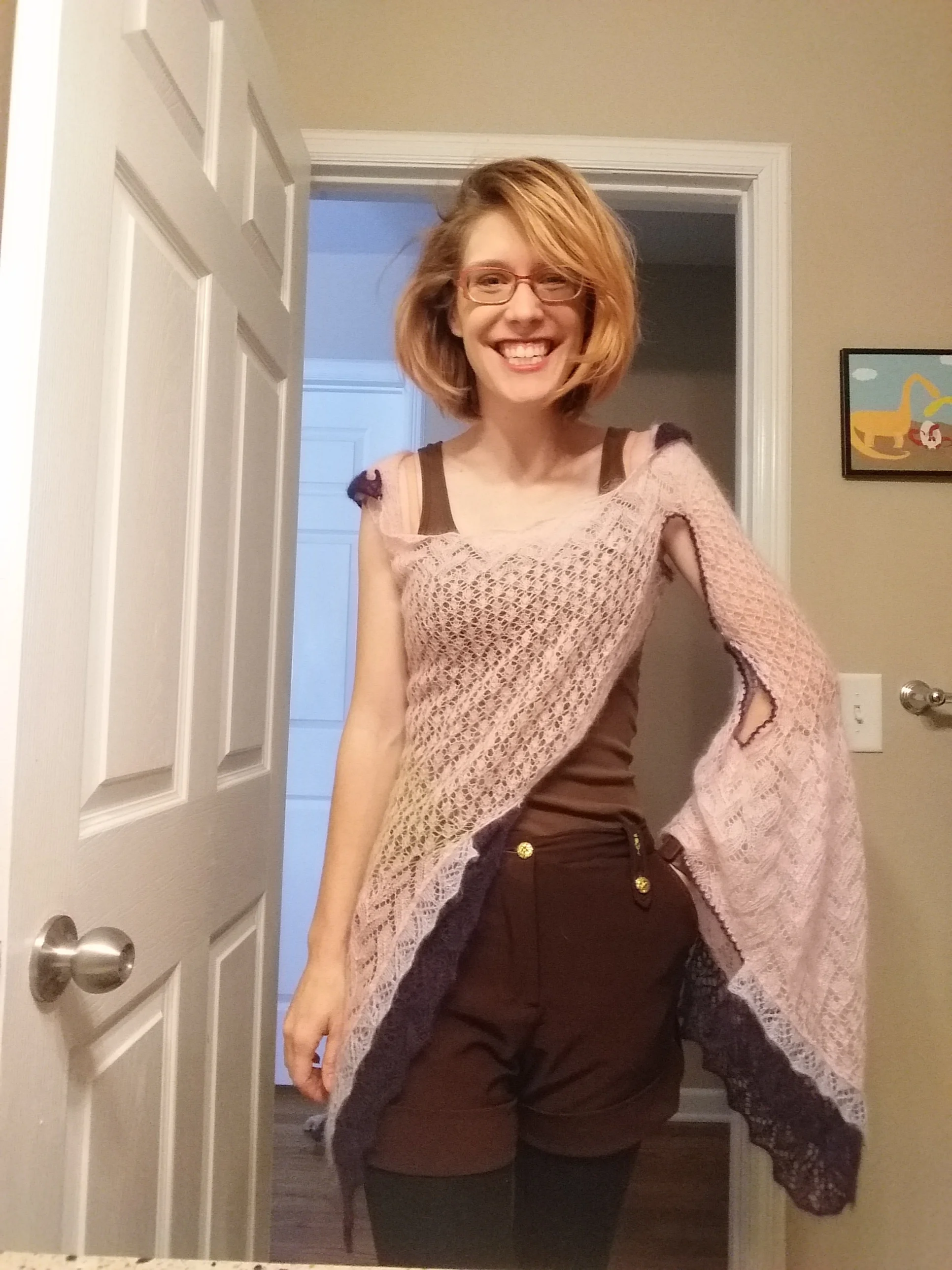 How many excuses do you get to wear your hand knit faerie sweater? Not a ton. Here’s what I wore to Vogue Knitting LIVE.