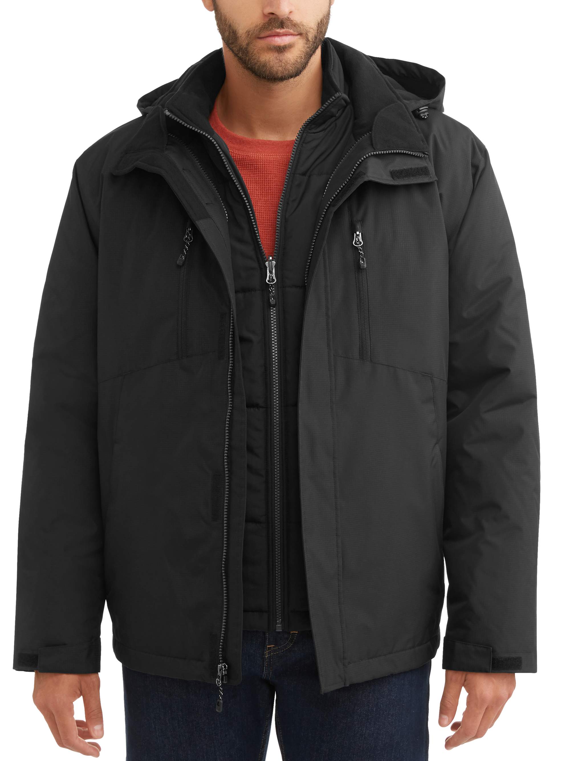 This is the most similar coat I could find in a quick Google search of the dumpster coat. It retails fro $55 at Walmart.
