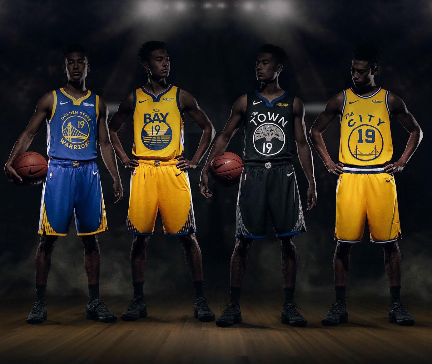 Breaking Down the Warriors' 2019-2020 Courts and Uniforms