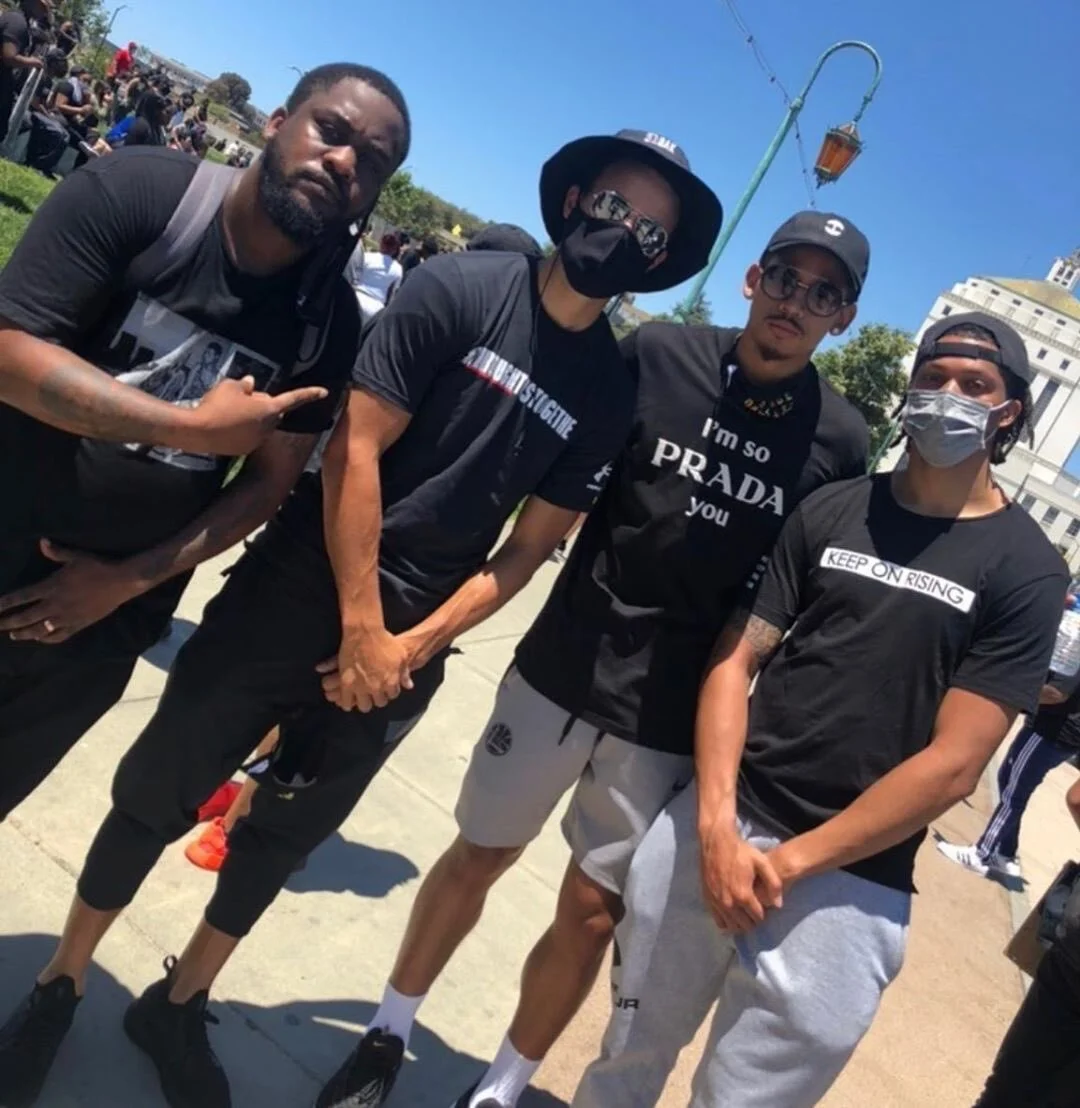 Warriors Active in Toscano-Anderson’s Protest