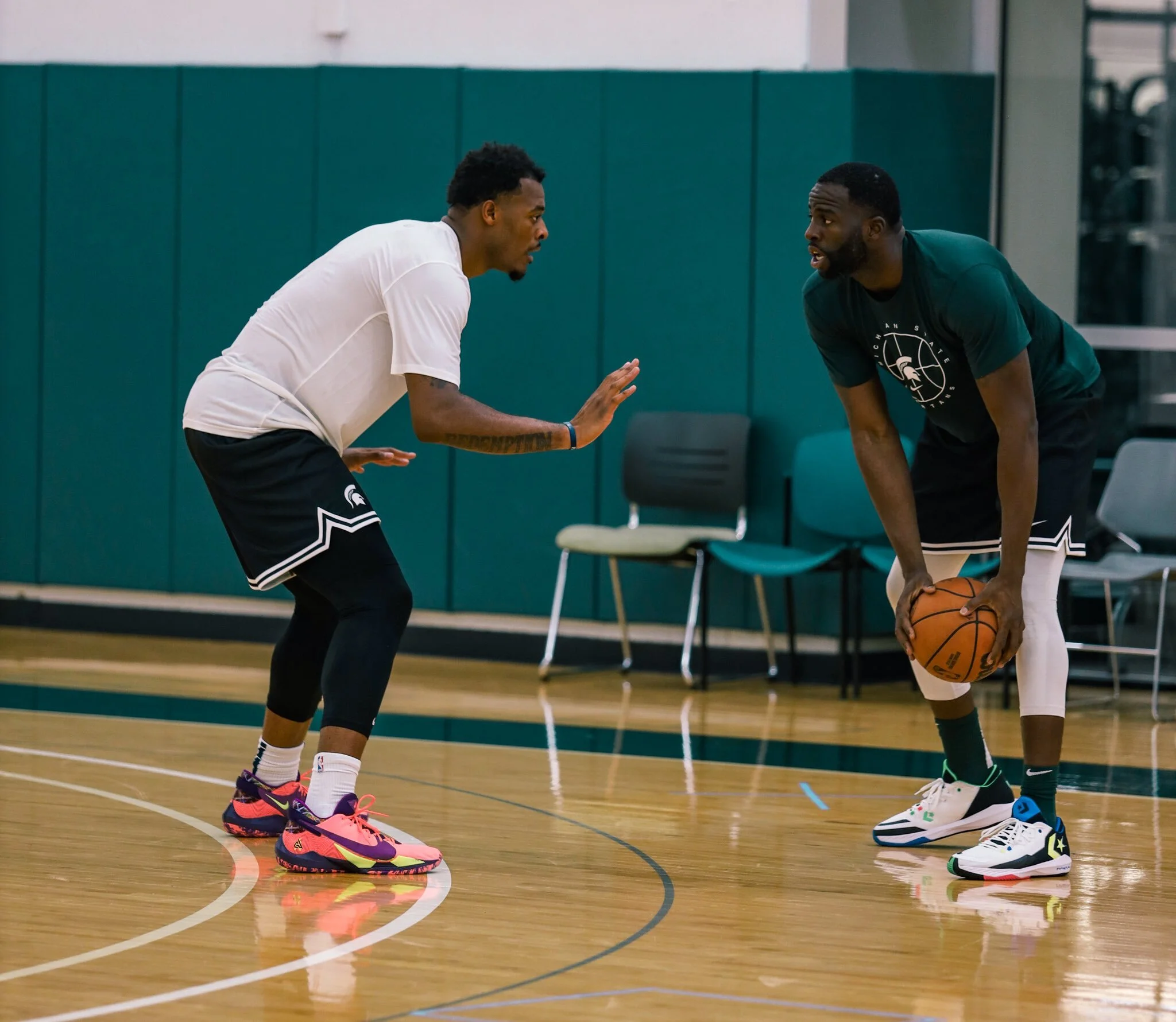Draymond Green Visits Alma Mater Michigan State For “Grind Week"