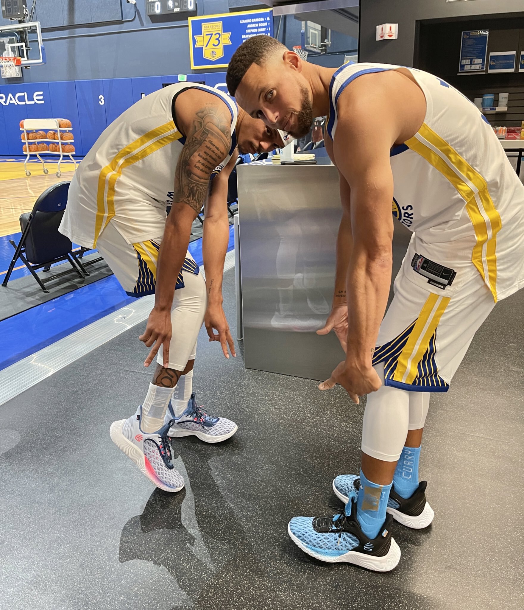 Curry debuts his brand new Curry 9 from Curry Brand