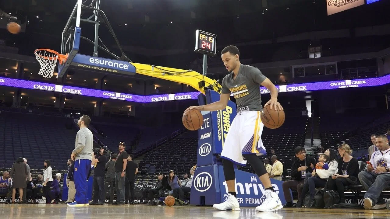 Stephen Curry's Unique Pregame Routines