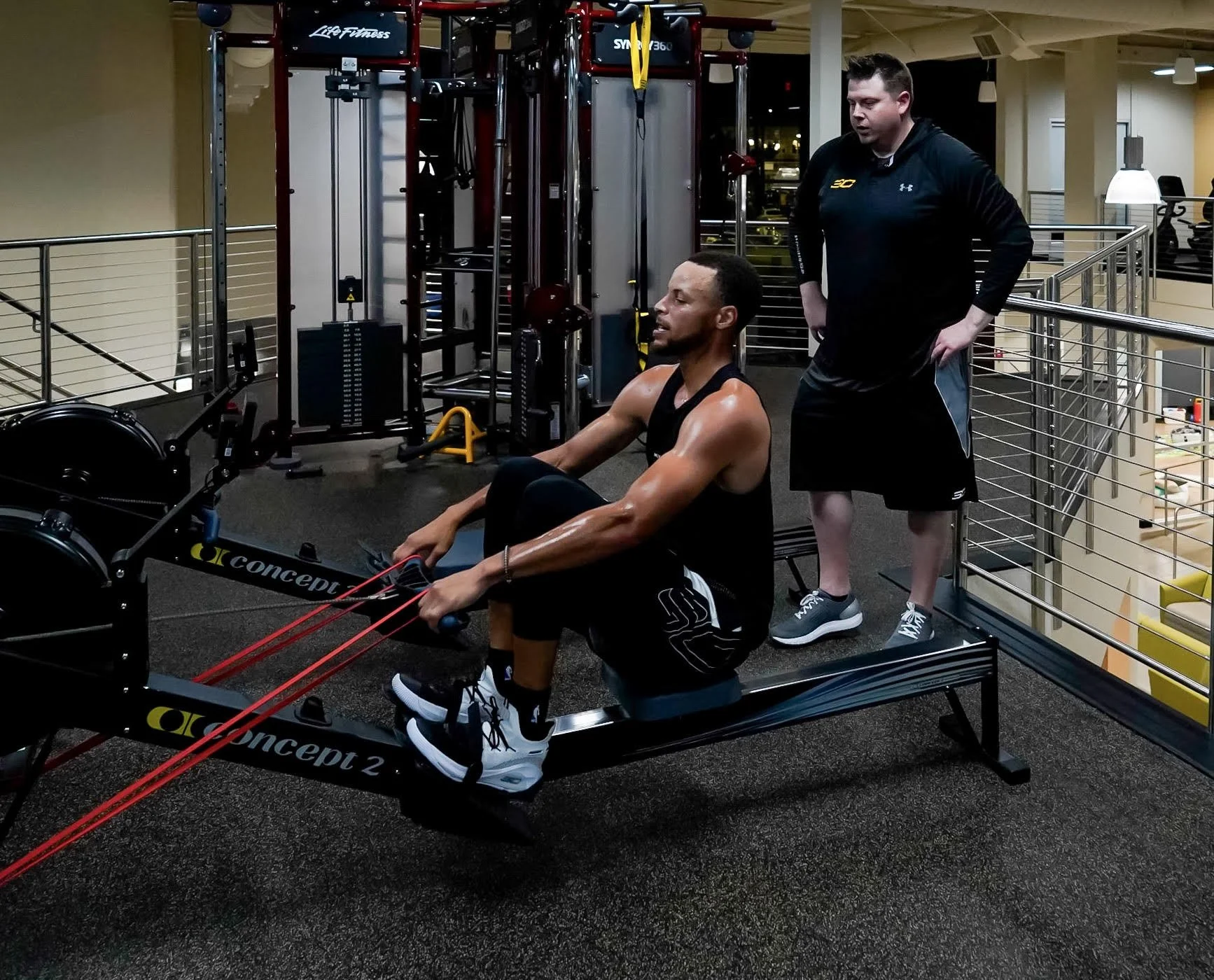 Working and Defending to Win, Curry’s Trainer says He’s Only Getting Stronger