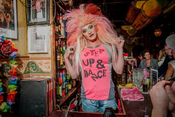 A karaoke night at Queer Bar Lellebel