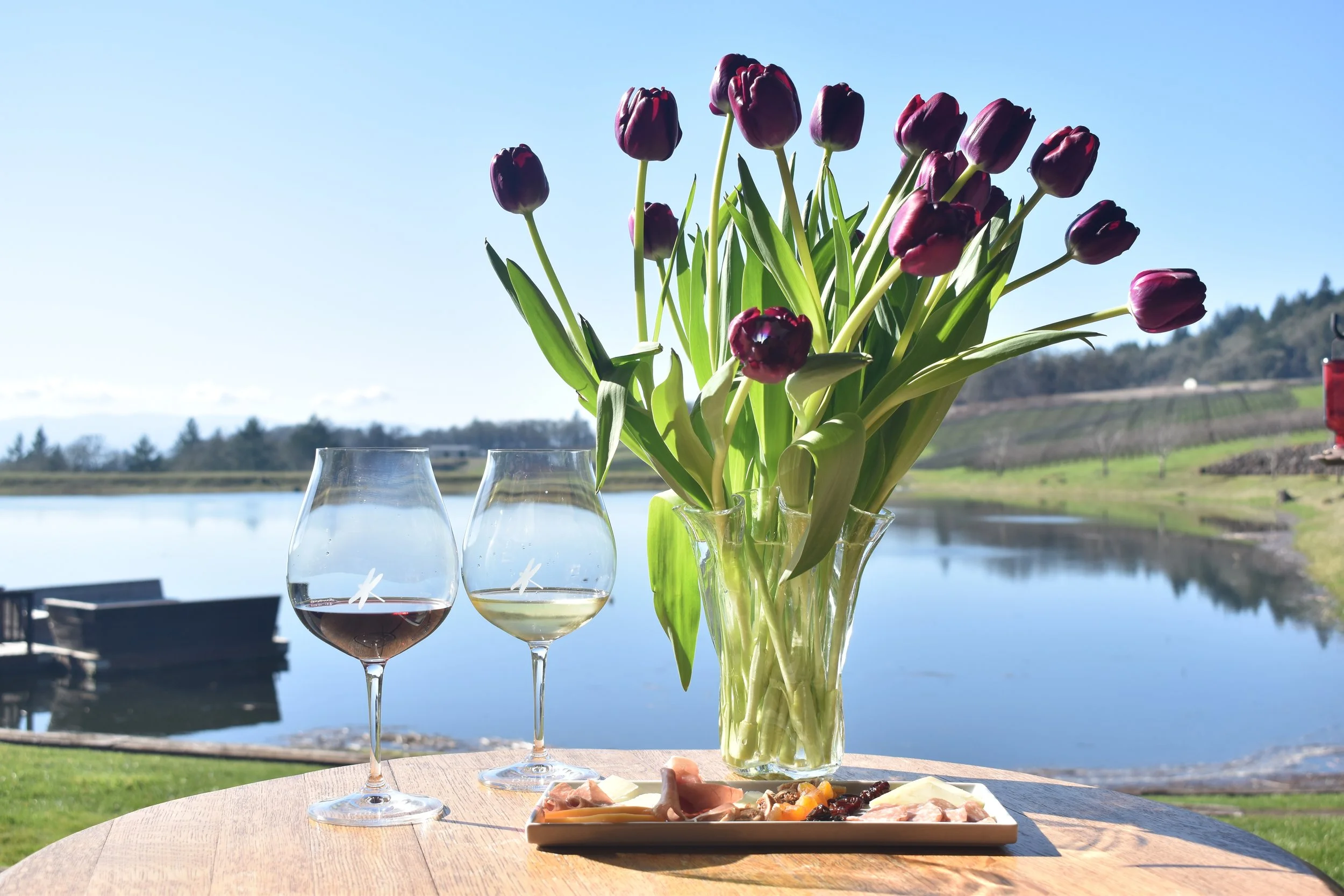 Horizontal Tulips & Wine.JPG
