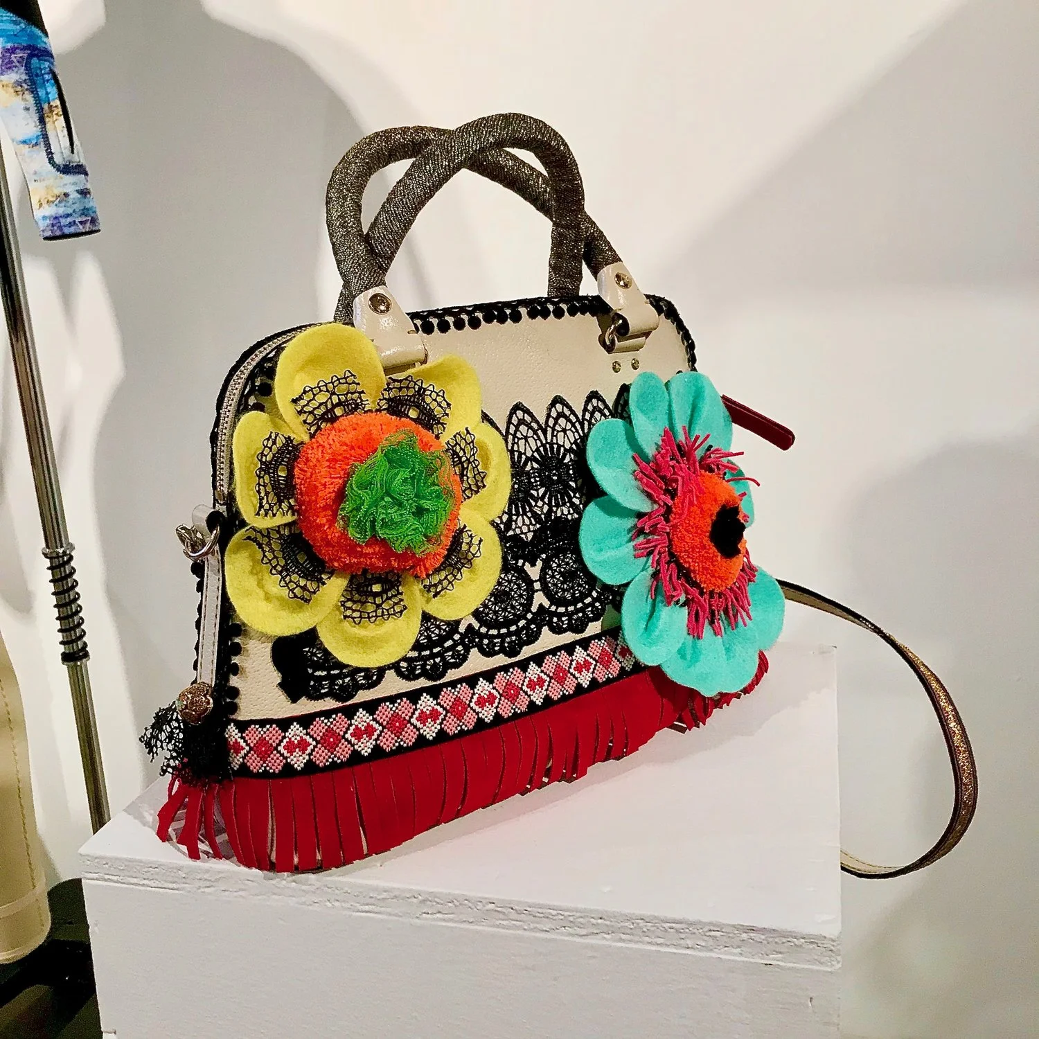 Rosettes in Spades Papel Picado A-Frame Bag