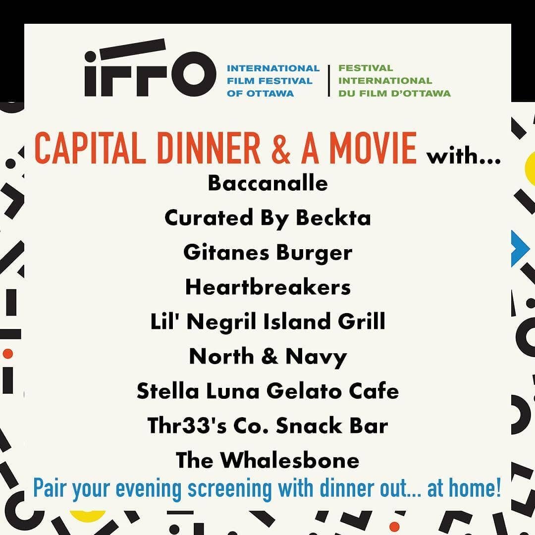 Dinner and a movie at home with @iffottawa 🎞🥘
Reposted from @iffottawa
IFFO is bringing the full film festival experience to your home! We&rsquo;re partnering with a selection of local restaurants for &quot;Capital Dinner &amp; a Movie.&quot; Pair 