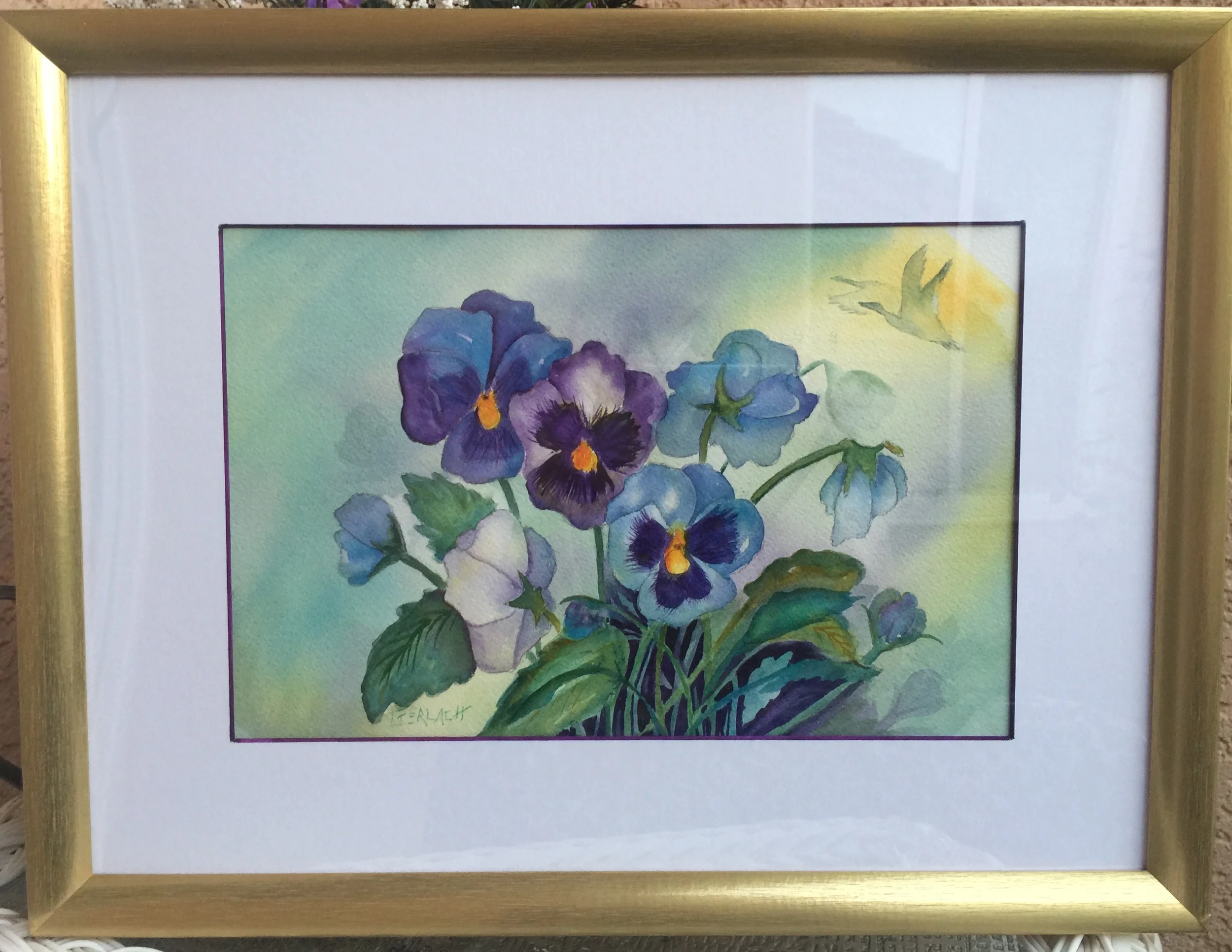Little Purple Pansies