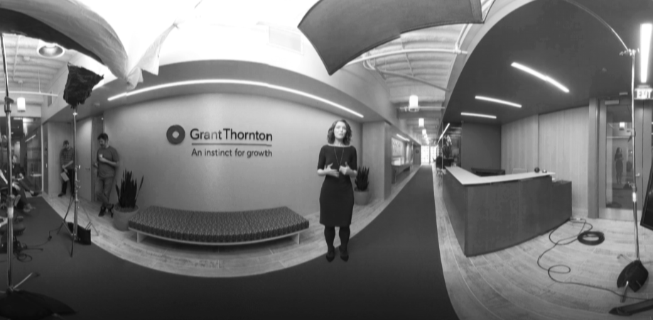 360-degree photo of a Grant Thornton office lobby