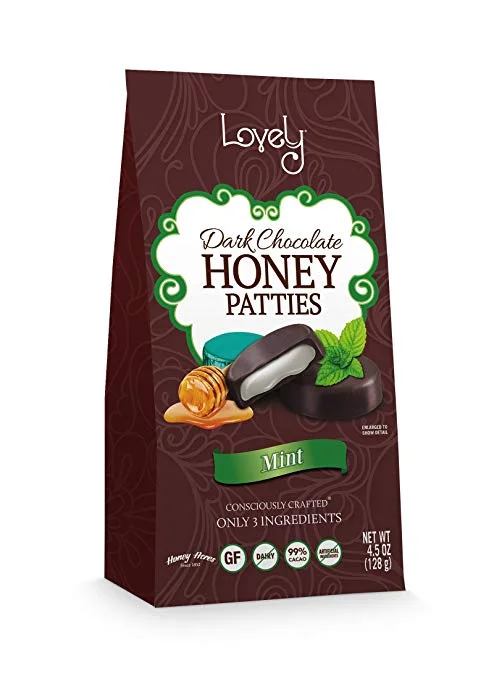 Mint Dark Chocolate Honey Patties