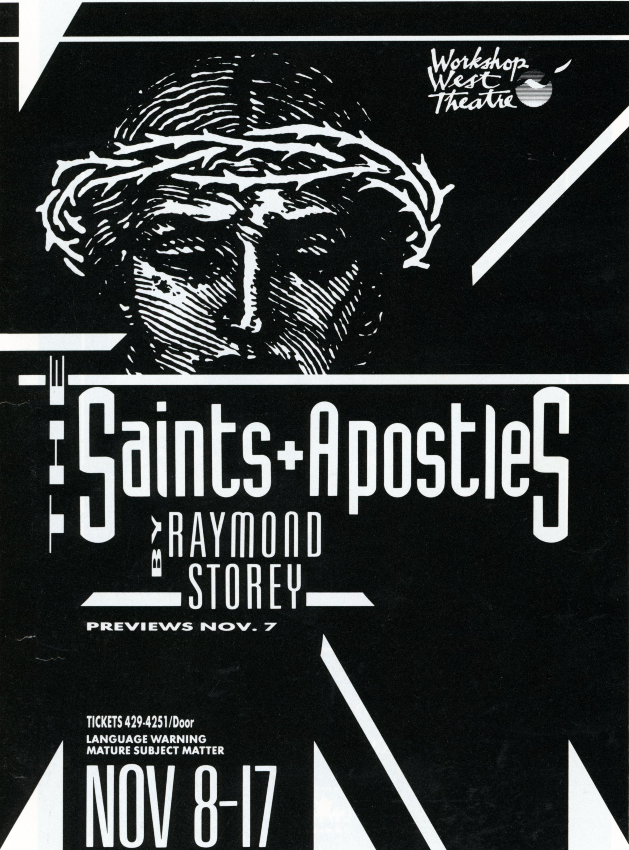 The Saints And Apostles (November, 1991) -Program Cover JPEG.jpg