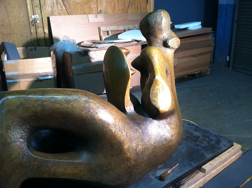 HENRI MOORE - RECLINING NUDE