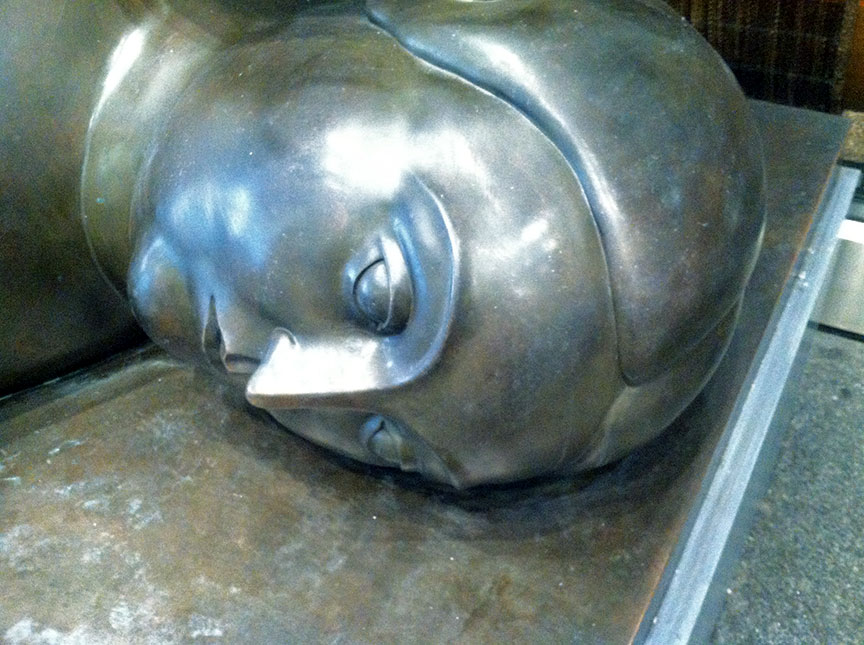 BOTERO - LEDA AND SWAN (BEFORE)