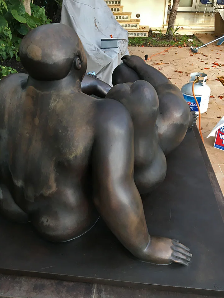 BOTERO - RECLINING COUPLE (IN-PROCESS)