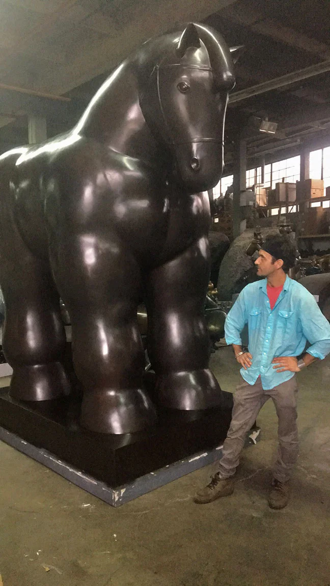 BOTERO - HORSE WITH BRIDLE
