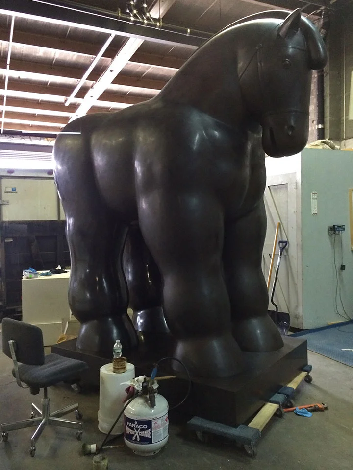 BOTERO - HORSE WITH BRIDLE