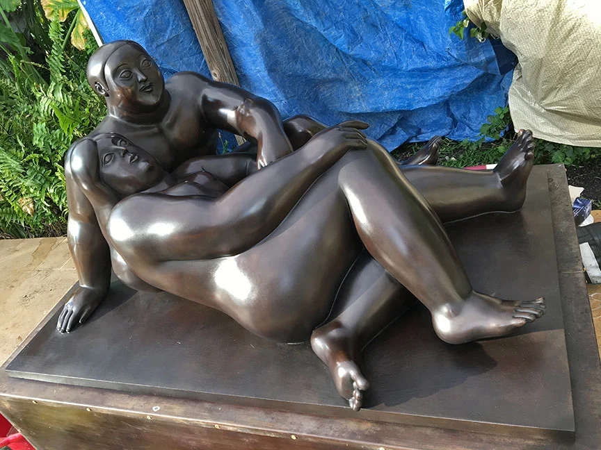 BOTERO - RECLINING COUPLE (AFTER)