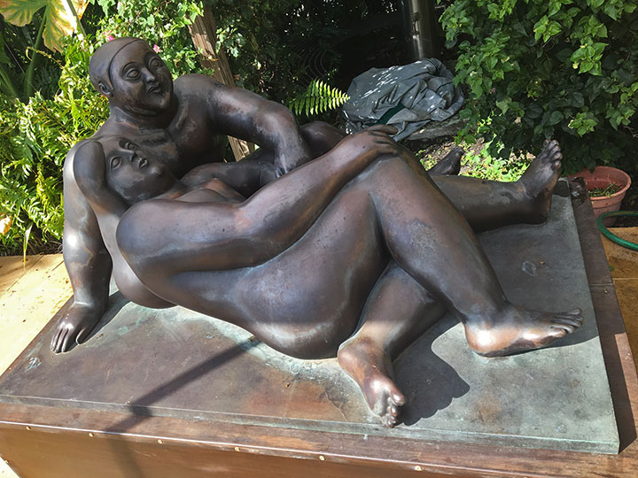 BOTERO - RECLINING COUPLE (BEFORE)