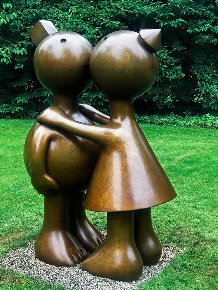 OTTERNESS - KISSING COUPLE, 1/3. 2013. (AFTER)