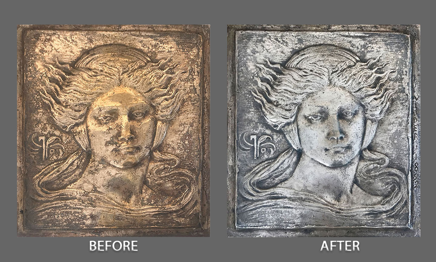 CONSERVATION - VEDDER (PORTRAIT BAS RELIEF - 1892)