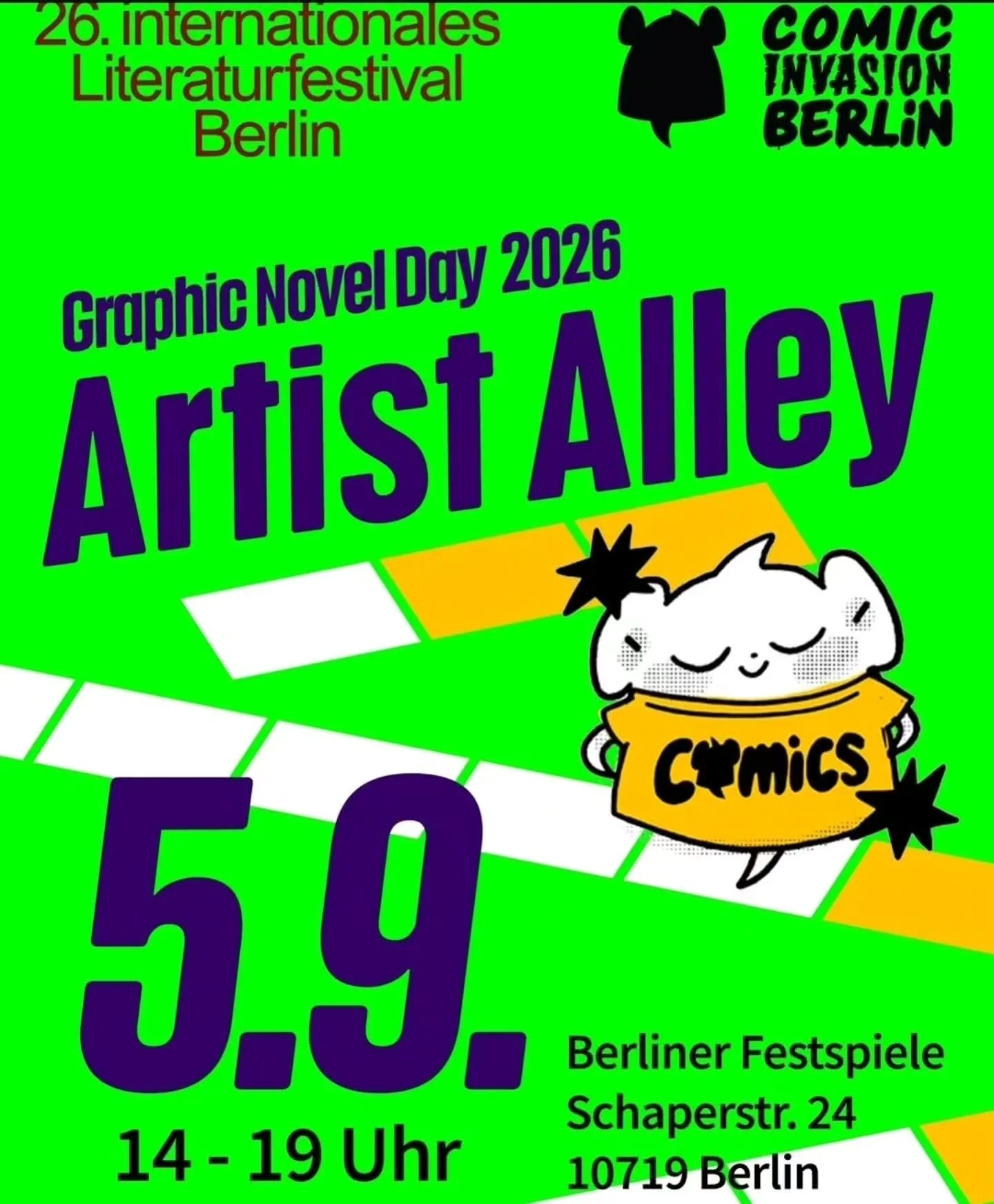 Have you been wondering what kinda comics I've been getting up to? Why not come by tomorrow and see for yourself! I'll be there, along with some Bilderbergers and other assorted weirdos! 

@comicinvasionberlin @bilderbergkonferenzberlin 

#indiecomic