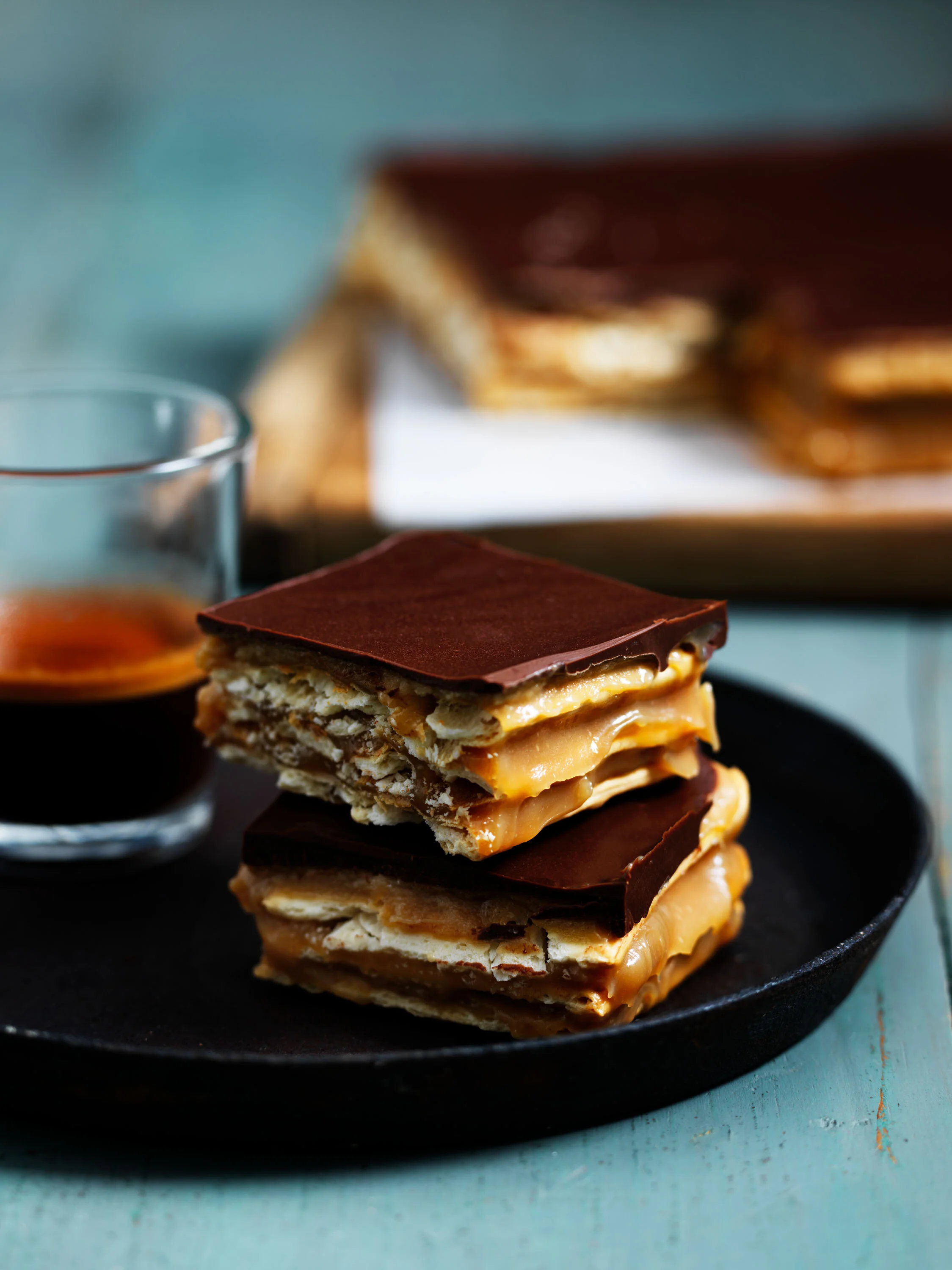  salted caramel slice 