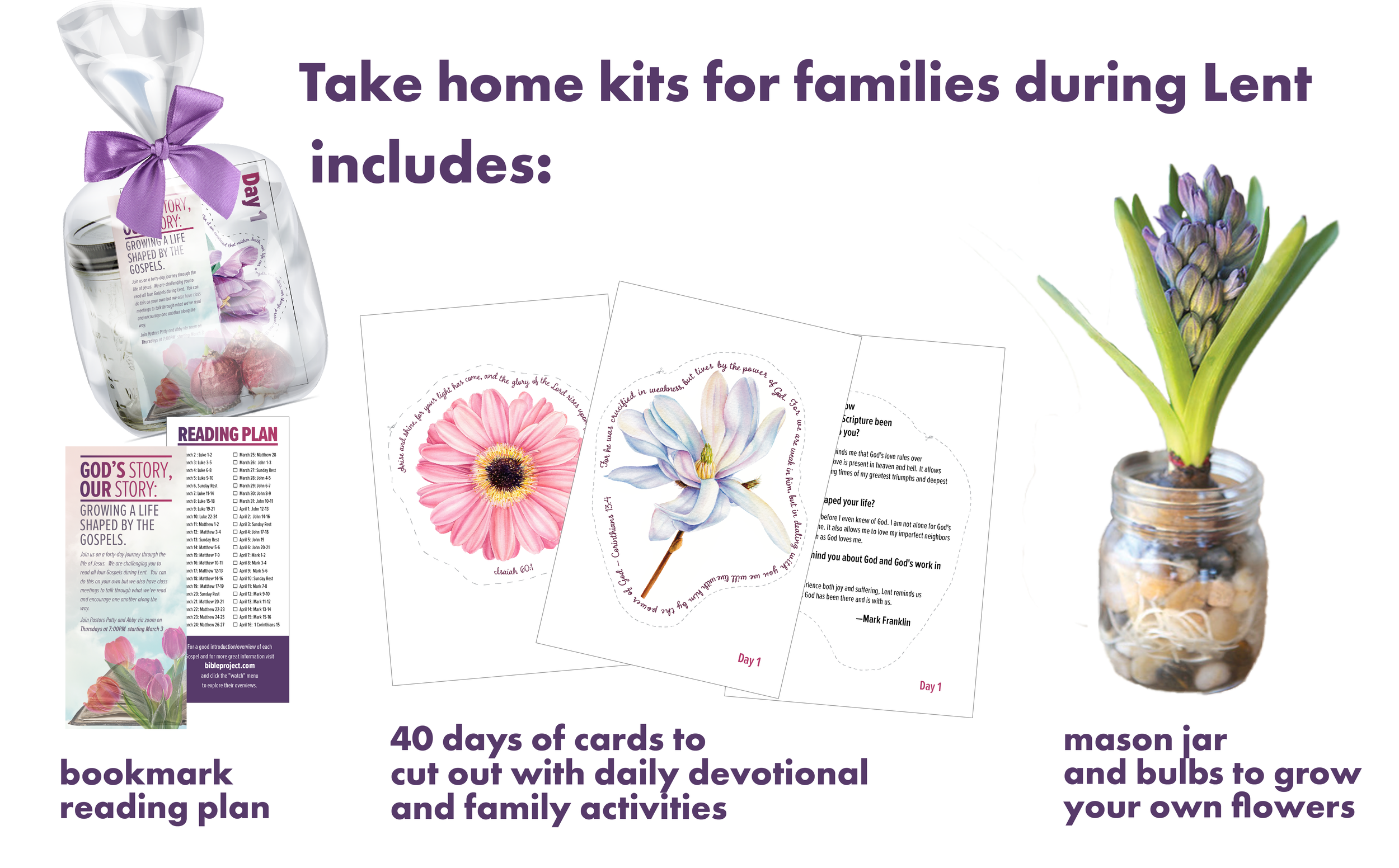 Lenten take home kits