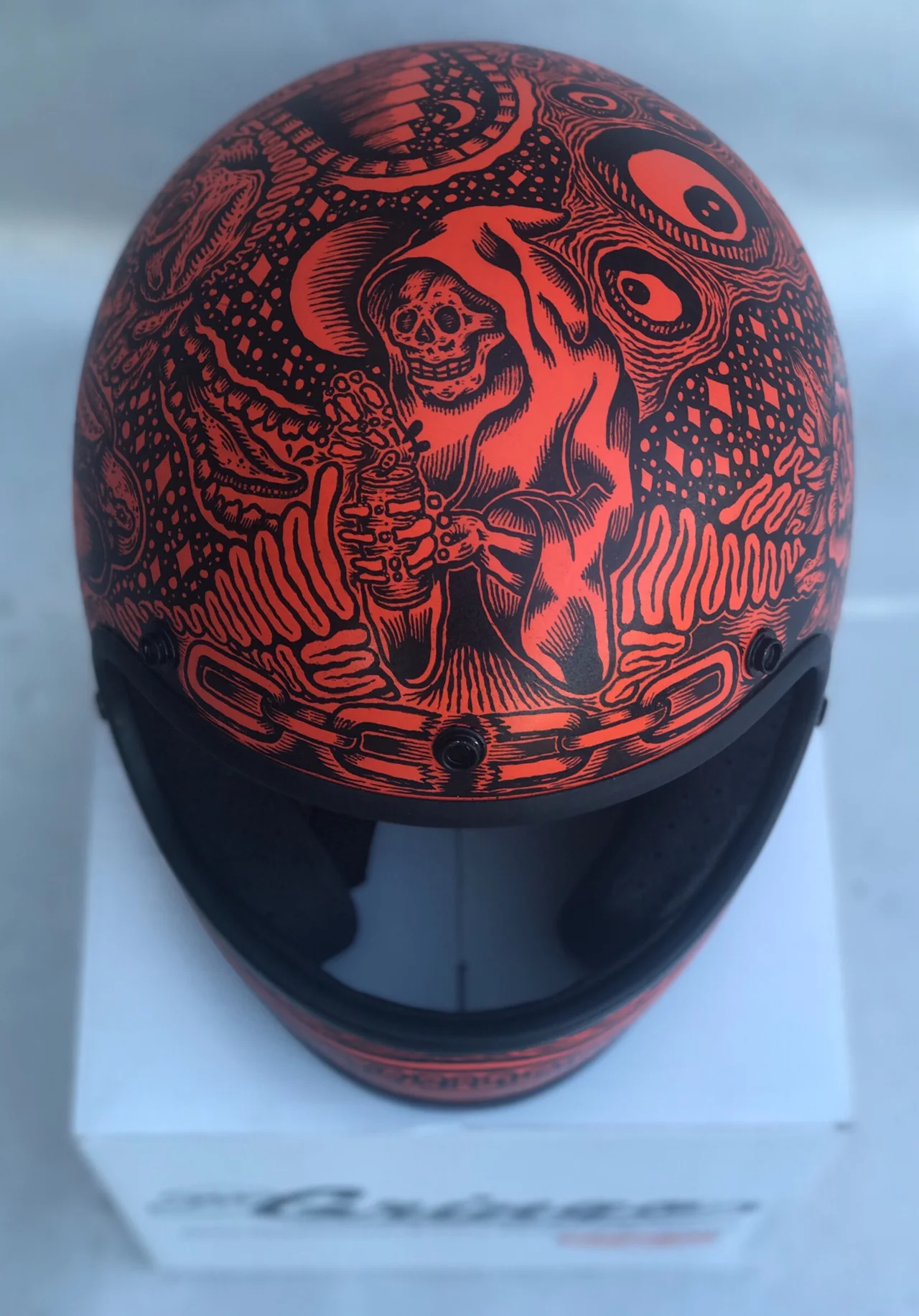 custom biltwell motorcycle helmets CUSTOM BILTWELL HELMET — B & E STUDIOS
