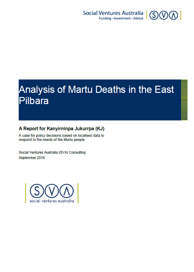SVA_Analysis of Martu Deaths in the East Pilbara