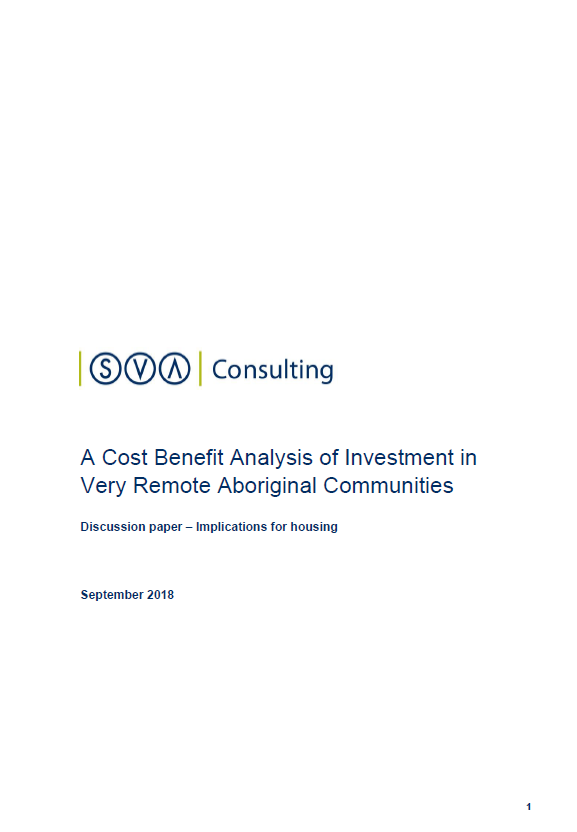 Kanyirninpa Jukurrpa - Investing in very remote communities - Housing implications
