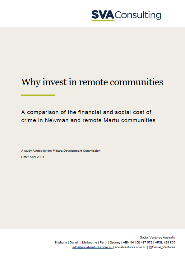 2024 Why invest in remote communities report