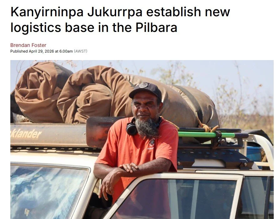 Kanyirninpa Jukurrpa establish new logistics base in the Pilbara