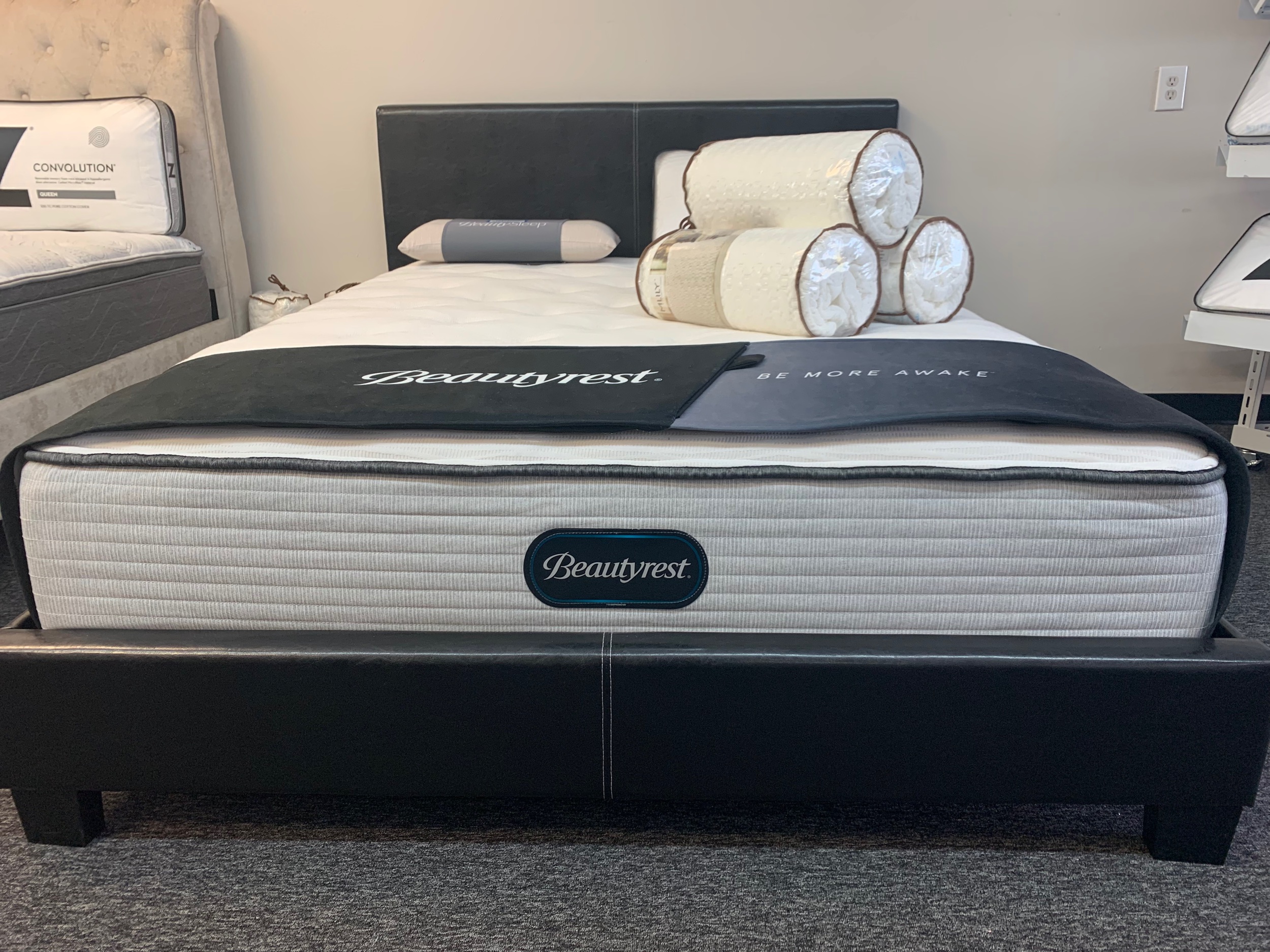 Beautyrest® The Beautyrest Plush mattRESs is great for those who like a softer mattress and who like to sleep on their side Available in; -Twin -Twin XL -Full -Queen -King