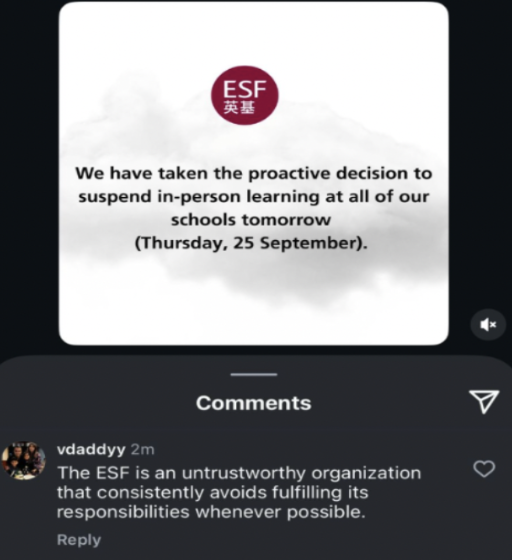 ESF uses Typhoon Ragasa as a futile excuse to not show up to work