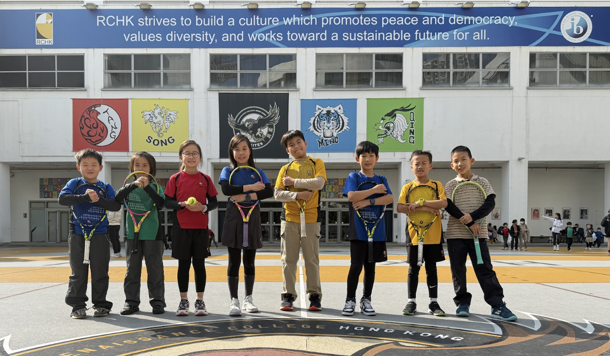 From classroom to tennis court: RCHK rising tennis stars